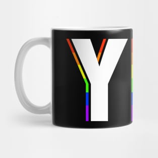 Rainbow Yes Mug